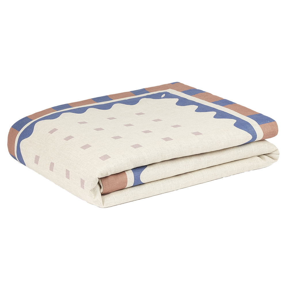 Nobodinoz Vibes Quilt French Linen Blue