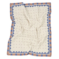 Thumbnail for Nobodinoz Vibes Quilt French Linen Blue