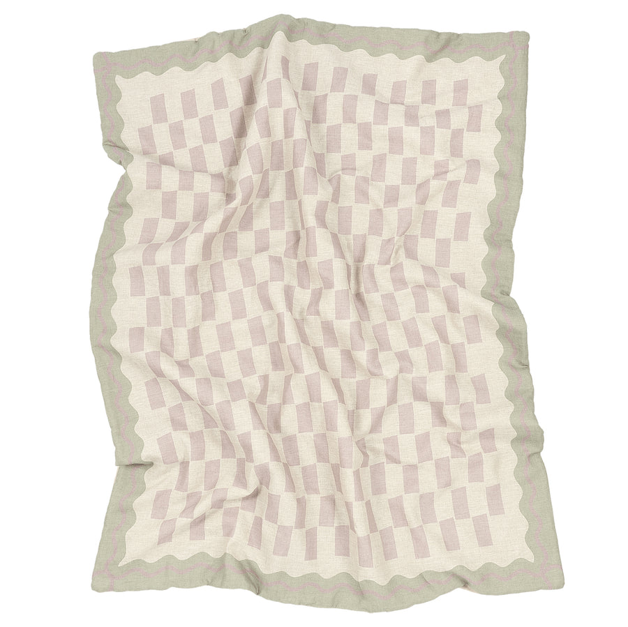 Nobodinoz Vibes Quilt French Linen Green 8435574935731