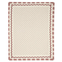 Thumbnail for Nobodinoz Vibes Quilt French Linen Maroon 8435574935762