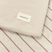 Thumbnail for Nobodinoz Vibes Quilt French Linen Maroon 8435574935762