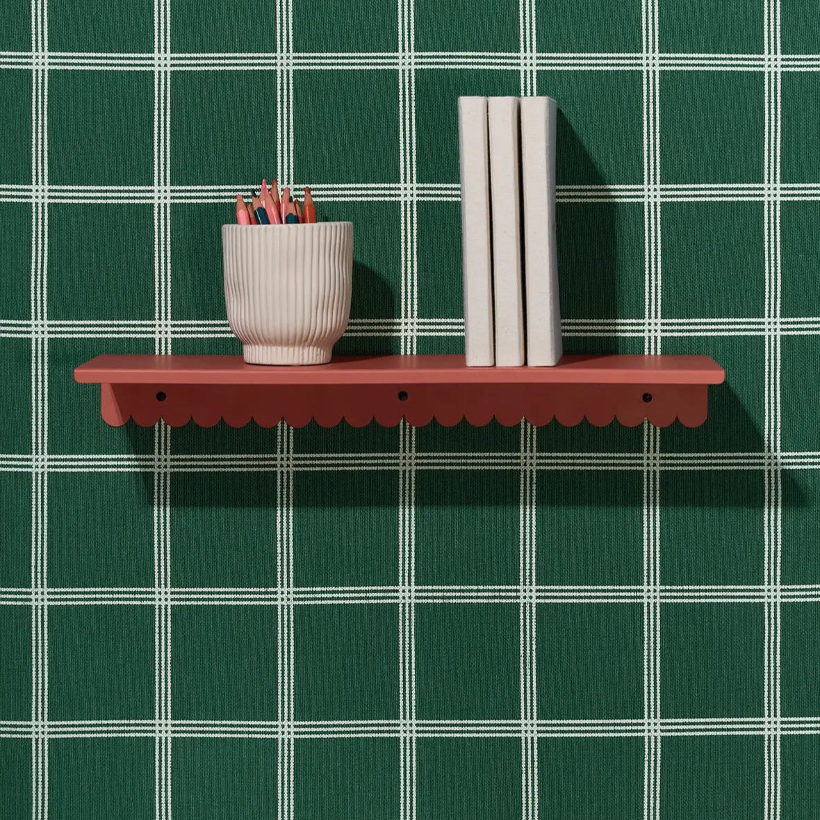 Wall Shelf Large Vibes - Burnt Red