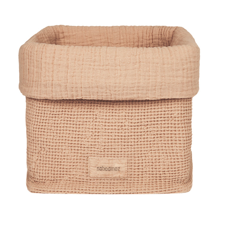 Wabi Sabi Basket Organiser Powder Pink