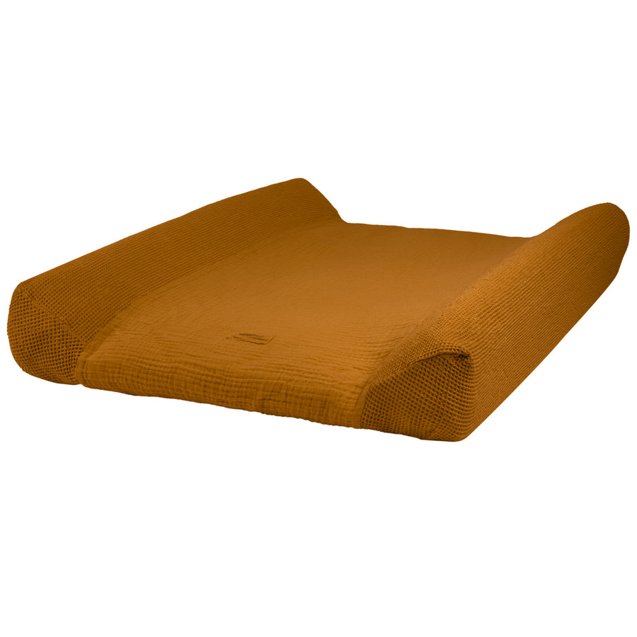 Nobodinoz Wabi Sabi Changing Mat Cover Golden Brown
