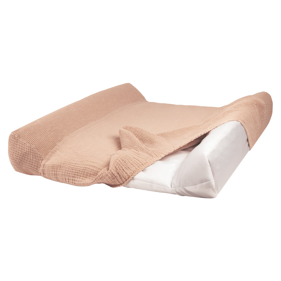 Nobodinoz Wabi Sabi Changing Mat Cover Powder Pink