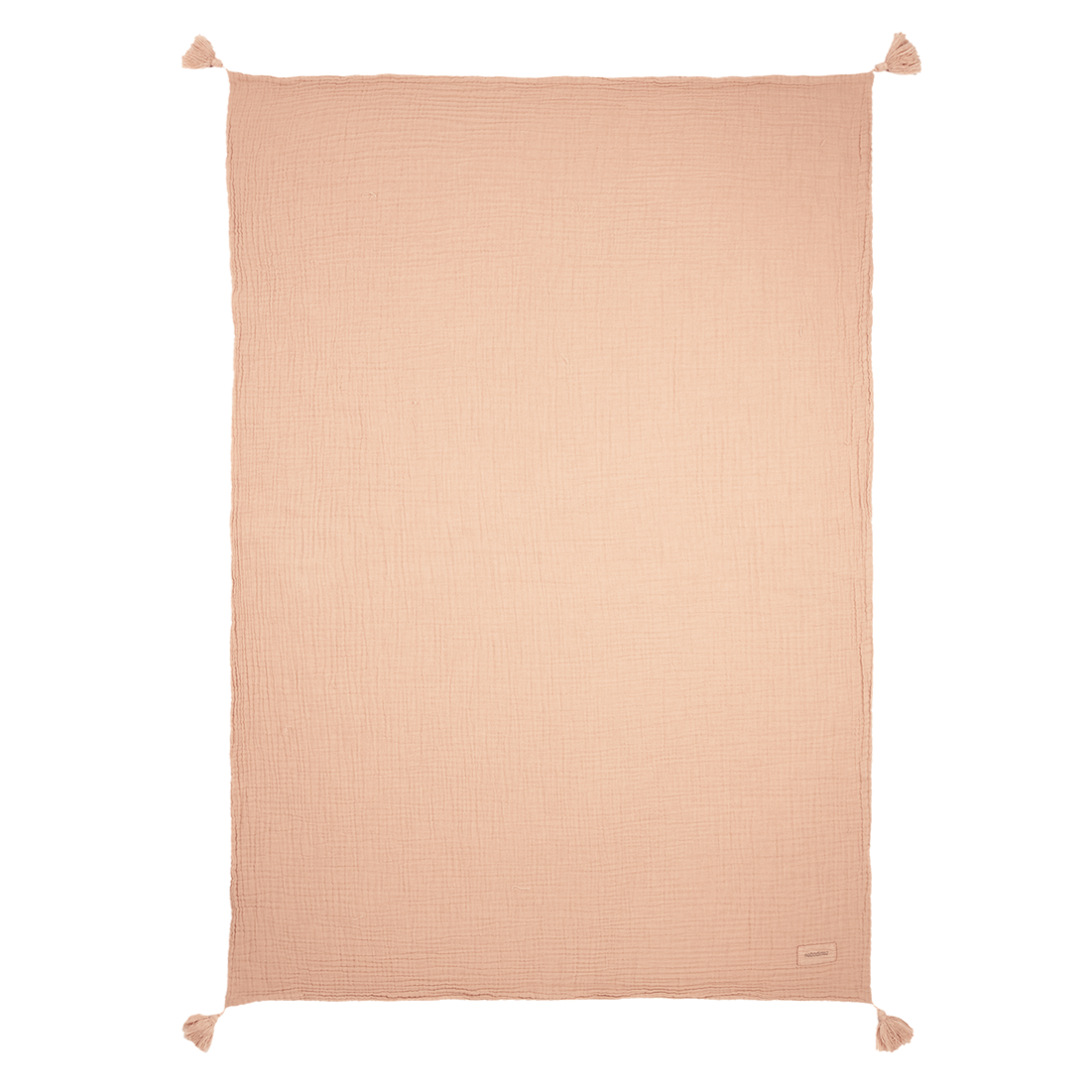 Wabi Sabi Blanket in Washed Double Muslin Powder Pink