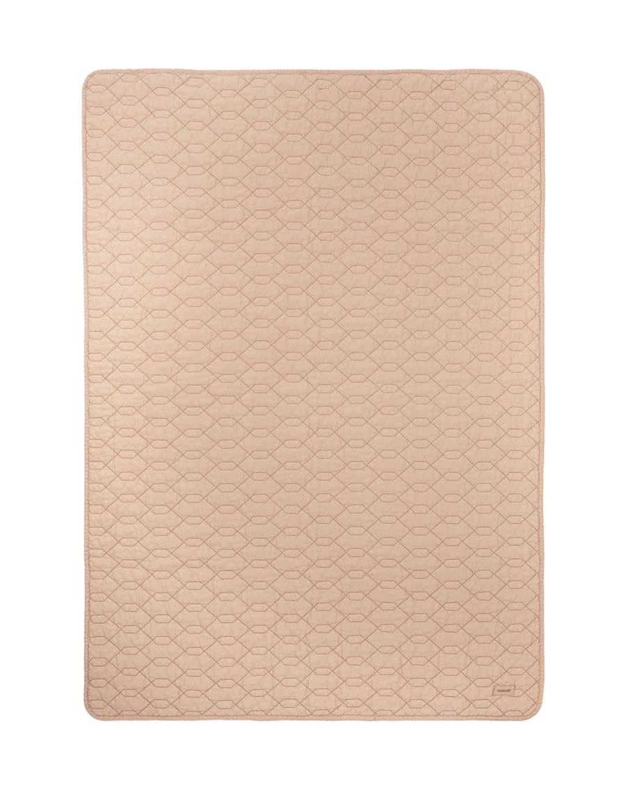 Wabi Sabi Quilted Blanket Powder Pink