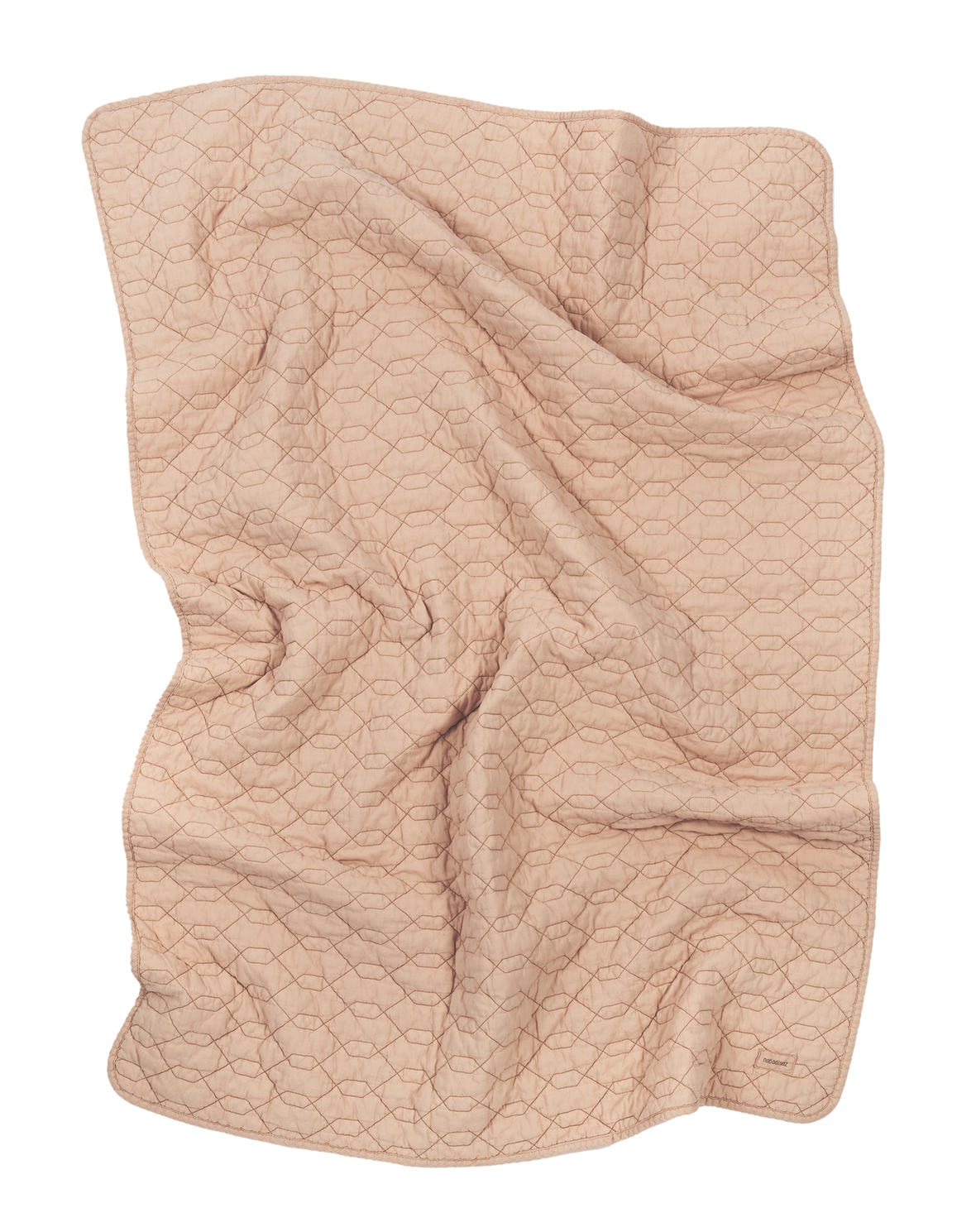 Wabi Sabi Quilted Blanket Powder Pink