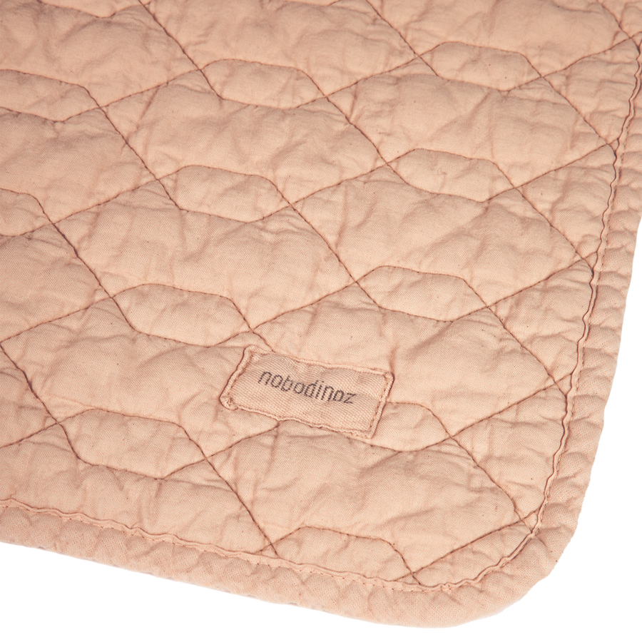 Wabi Sabi Quilted Blanket Powder Pink