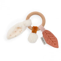 Thumbnail for Moulin Roty Wooden Rabbit Ring Rattle Après la pluie