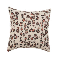 Thumbnail for Society of Wanderers Leopard Print Cushion 50 x 50 cm Linen