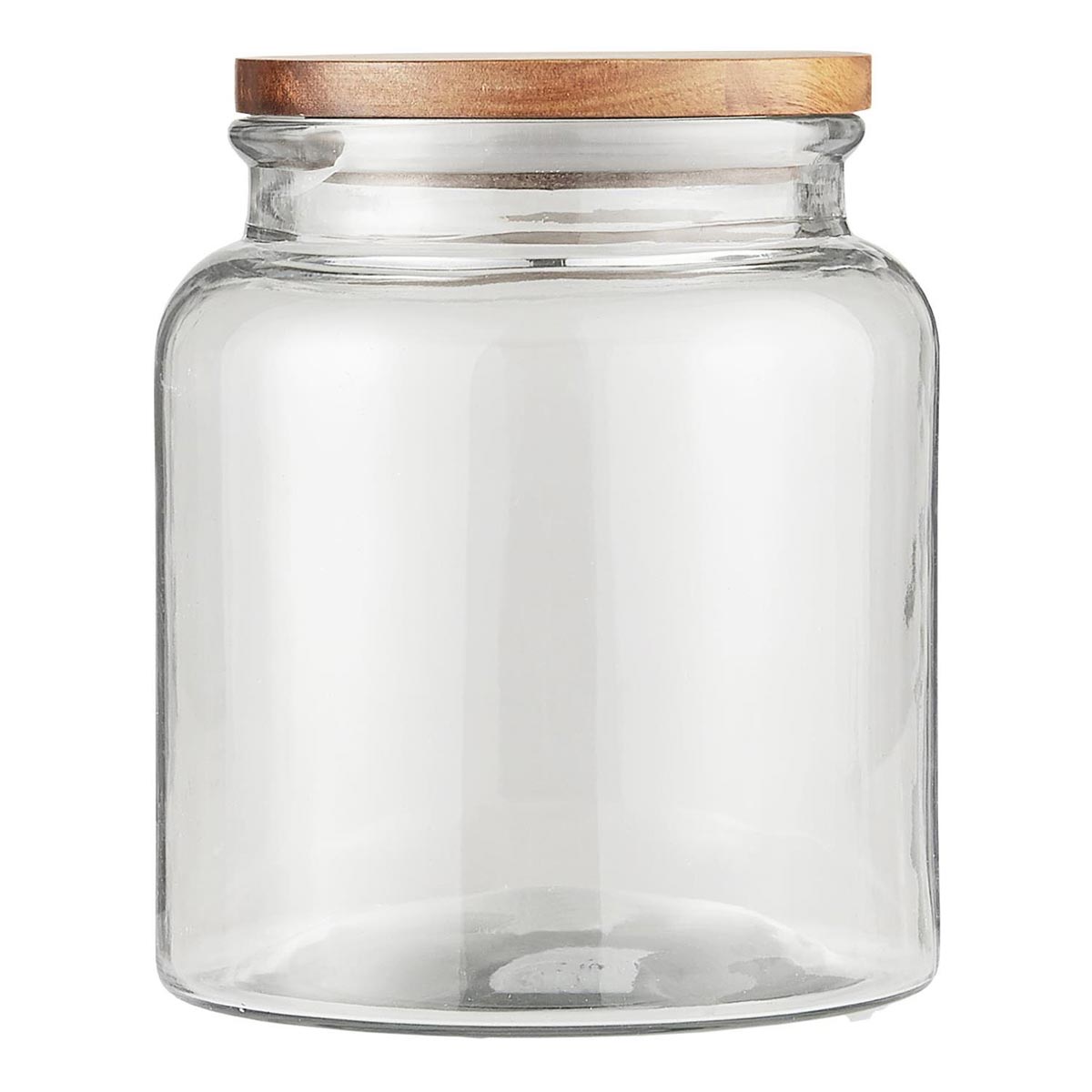Glass Jar With Wooden Lid 2350 ml