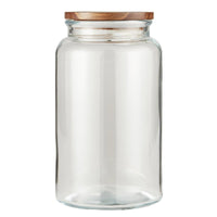 Thumbnail for IB Laursen Glass Food Storage Jar With Wooden Lid 3750 ml