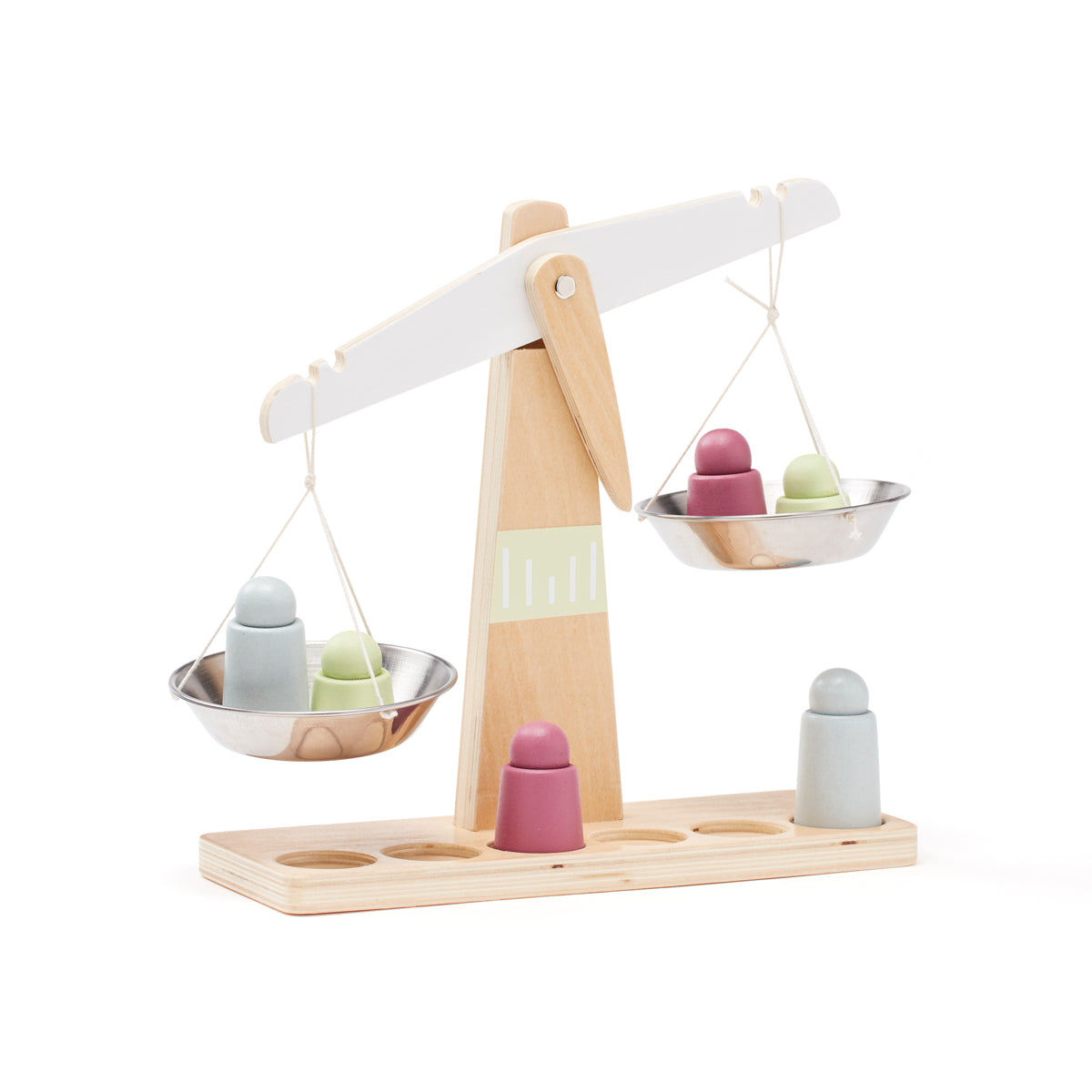 Kids Concept Childrens wooden weighing Scale