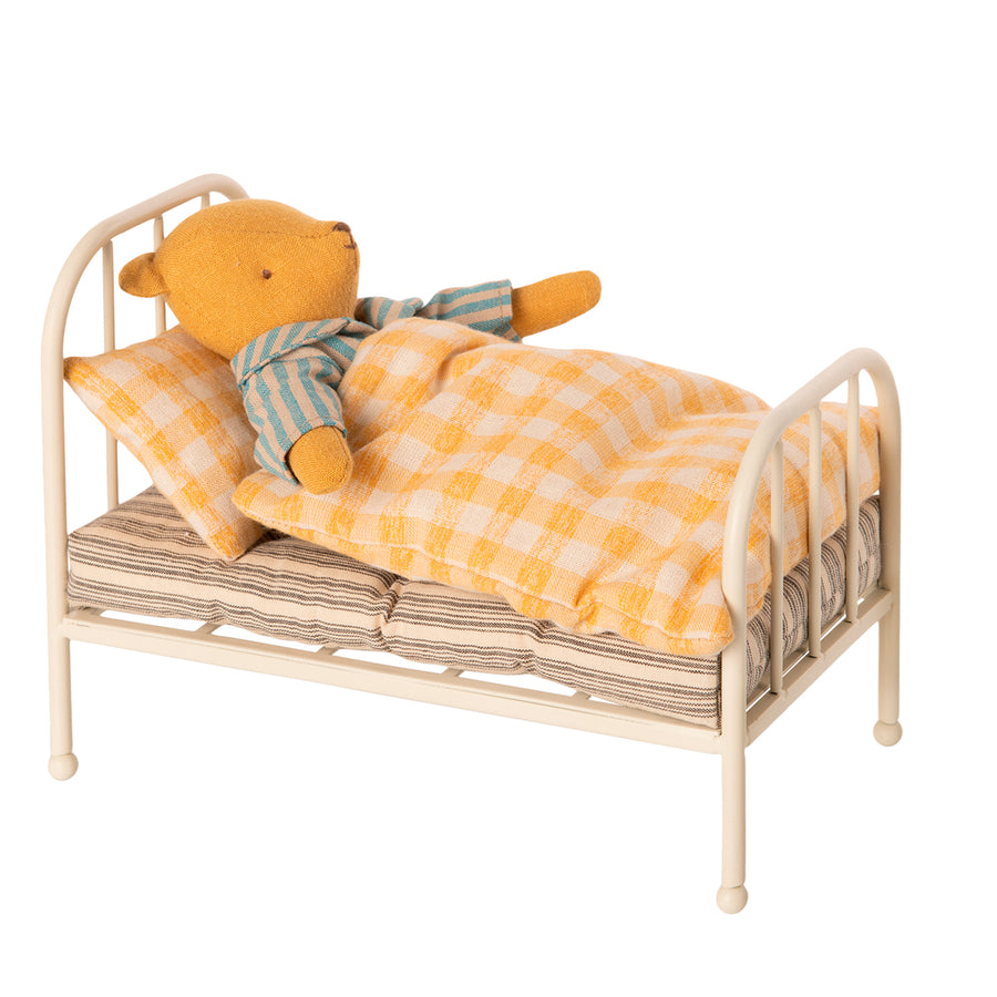 Maileg Vintage Bed teddy junior miniature dolls house 