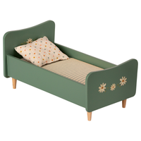 Thumbnail for Maileg Wooden bed, mini - Mint Blue