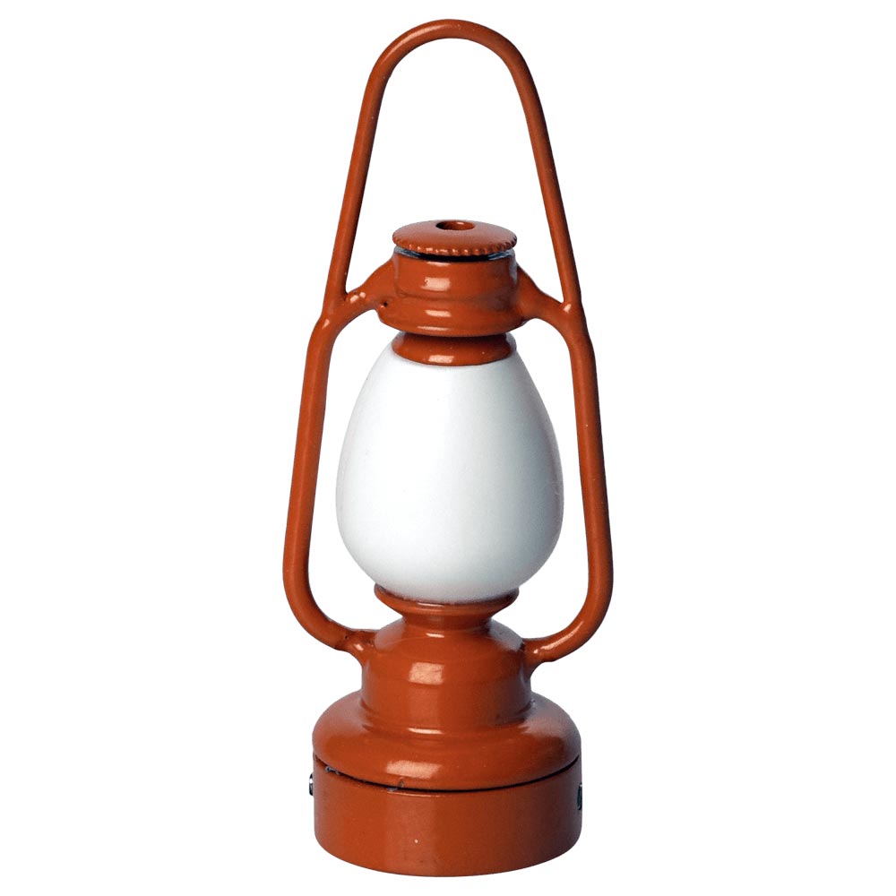 Maileg Vintage lantern Orange with working light batteries