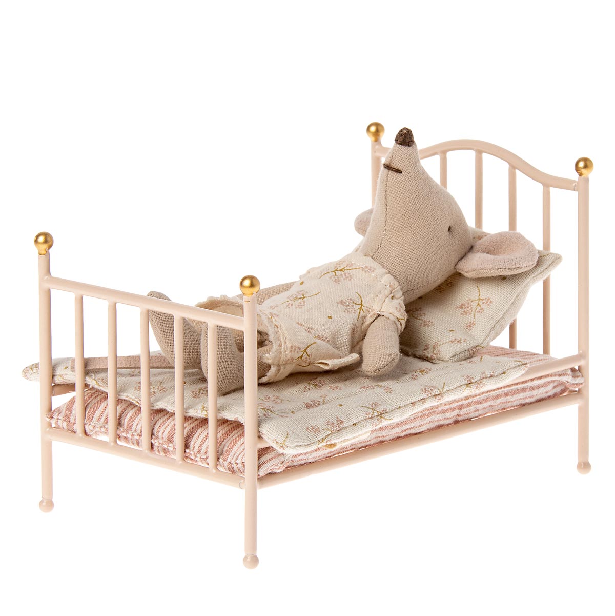 Maileg Vintage Bed Mouse - Rose