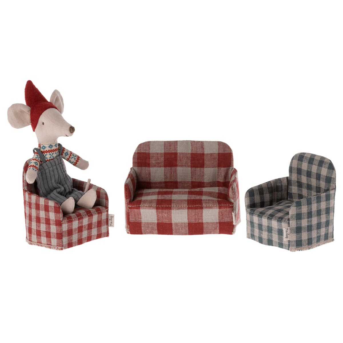 Maileg Mouse Chair Red