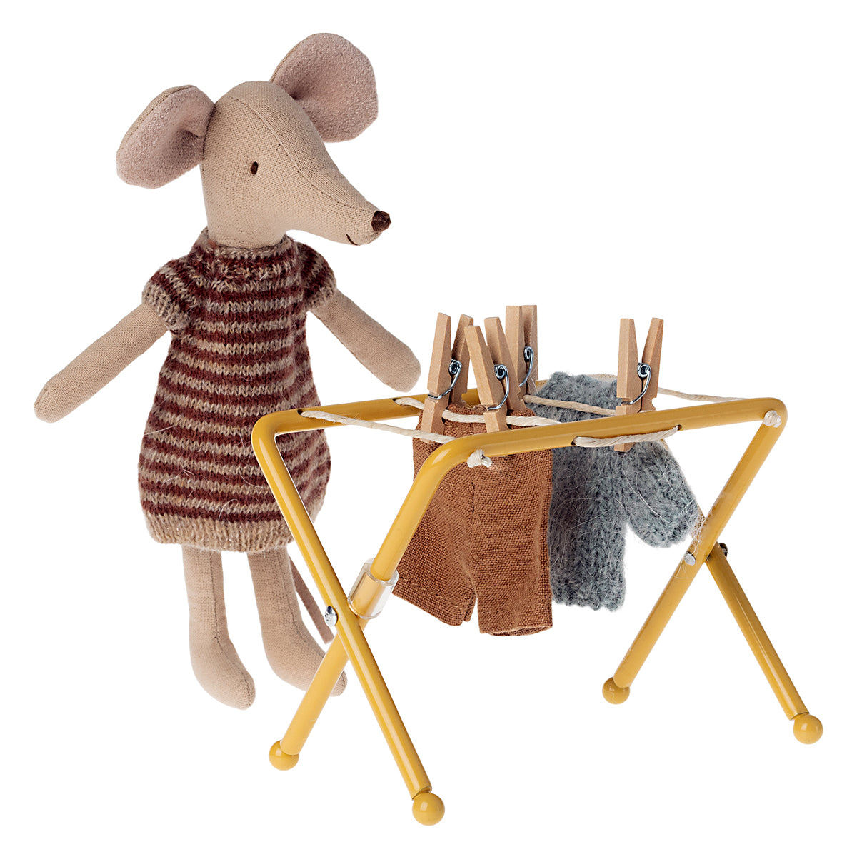 Maileg Drying Rack Maileg Drying rack, Mouse 5707304126379 11-3102-00 – Folk Interiors