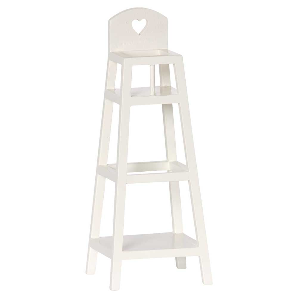 Maileg High chair for MY, offwhite 11-5034-01 5707304069768