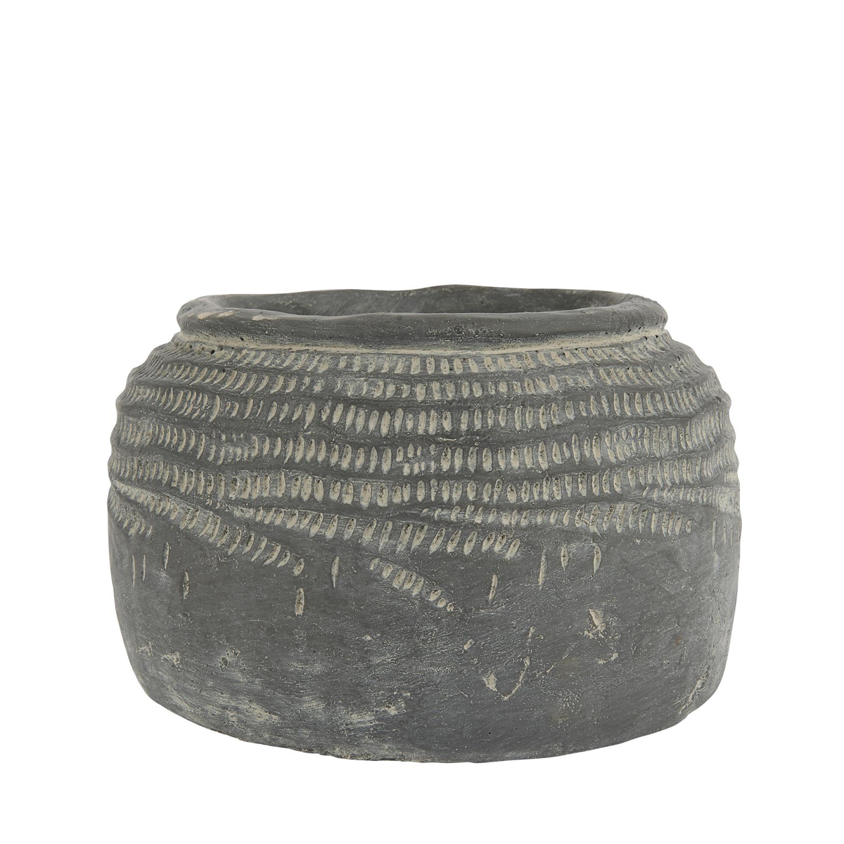 IB Laursen cement Pot Cleopatra 18 cm diameter 13104-18