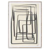 Thumbnail for Paper Collective Wall Art Posters Different Ways Black I By Robin Ahlgren