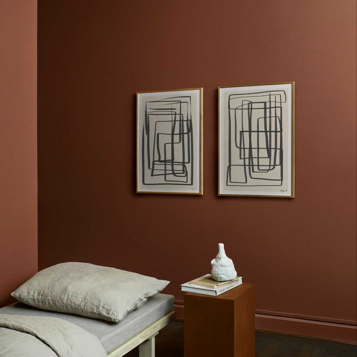 Paper Collective Wall Art Posters Different Ways Black I By Robin Ahlgren