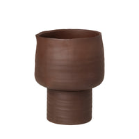 Thumbnail for Broste Copenhagen Vase Axil Stoneware Red Clay Medium