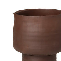 Thumbnail for Broste Copenhagen Vase Axil Stoneware Red Clay Medium