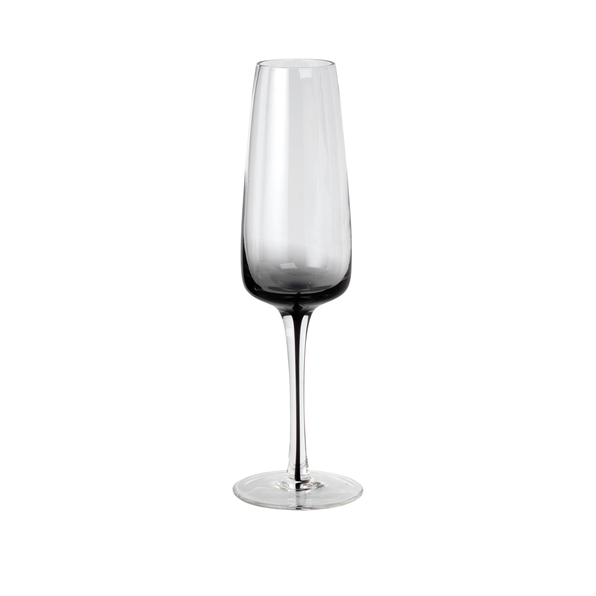 Smoke Champagne Glass