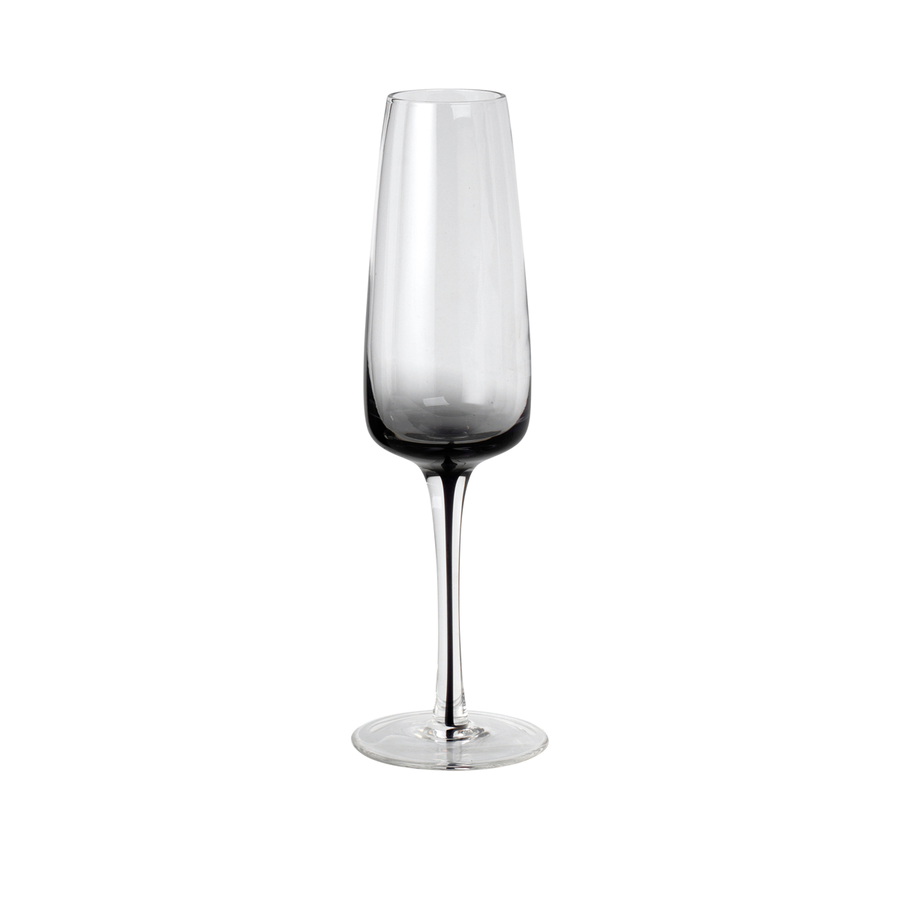 Smoke Champagne Glass
