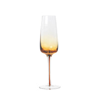 Thumbnail for Broste Copenhagen Amber Champagne Glass