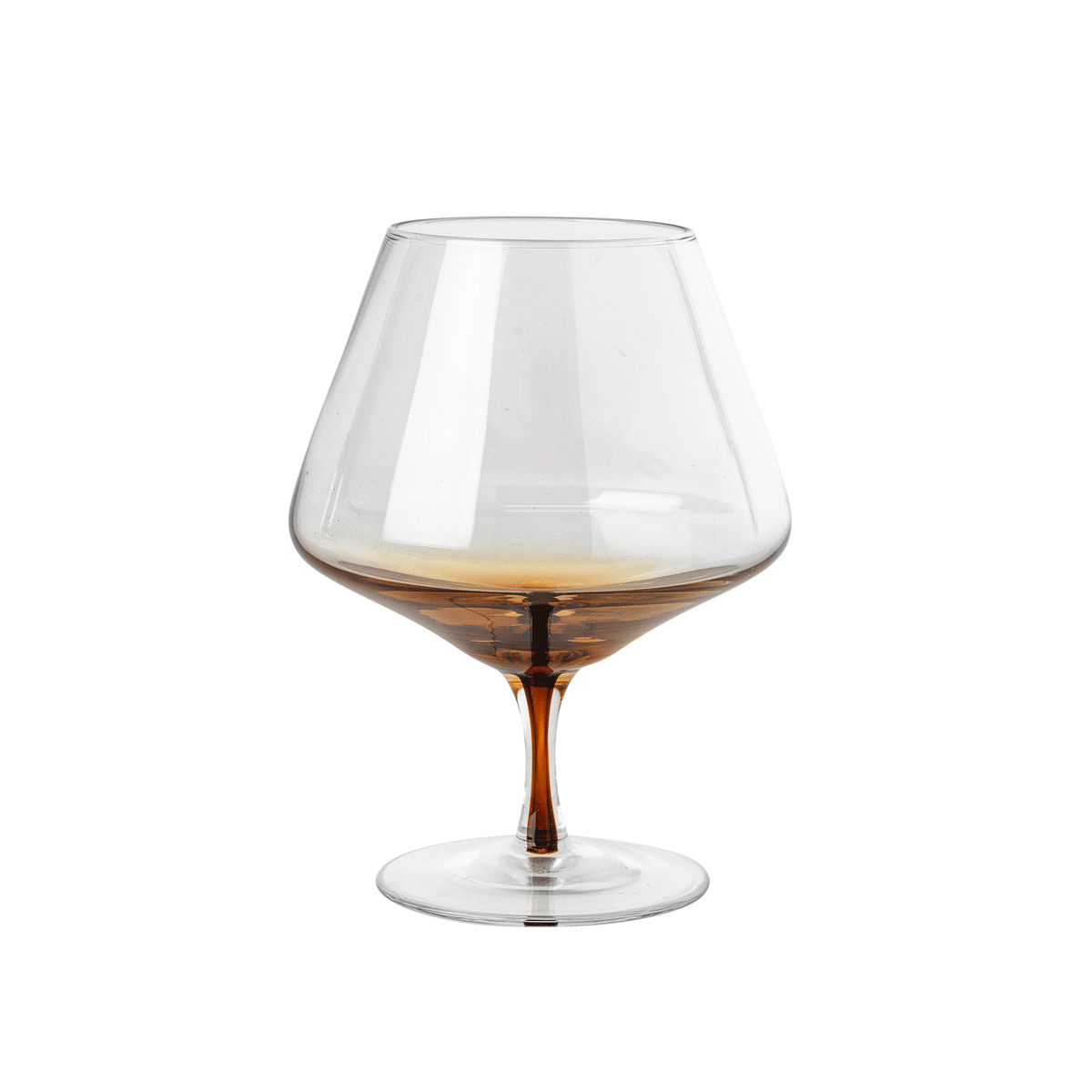 Broste Copenhagen Amber Cognac Glass