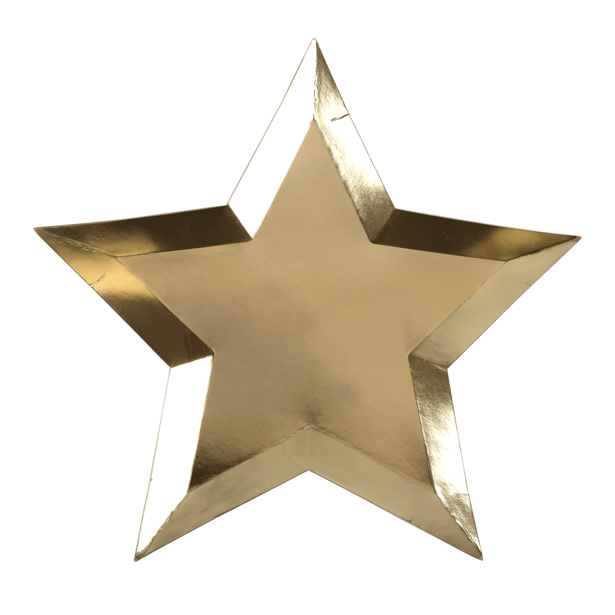 Meri Meri Gold Foil Star Plates