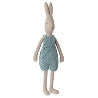 Thumbnail for Maileg Rabbit size 4 Knitted Overall Blue 16-2422-00