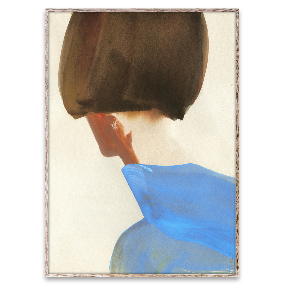 Paper Collective Wall Art Posters  The Blue Cape By Amelie Hegardt
