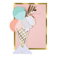 Thumbnail for Ice Cream Honeycomb Card
