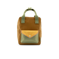 Thumbnail for Backpack small | envelope collection | meet me in the meadows Khaki Green