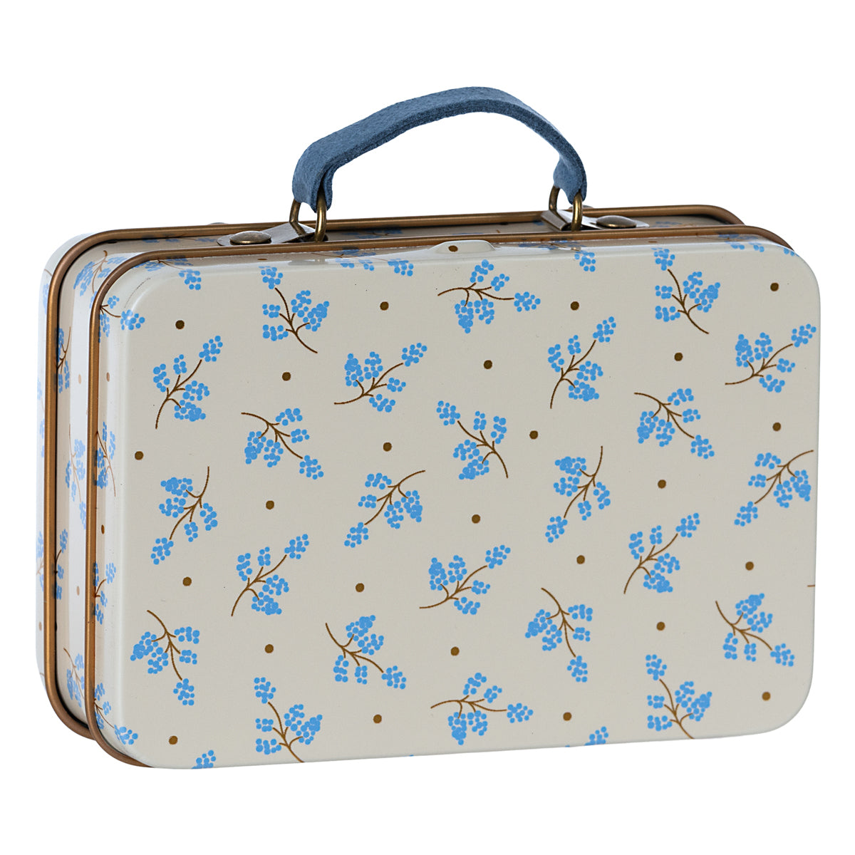 Maileg Small Suitcase, Madelaine - Blue 19-3603-00