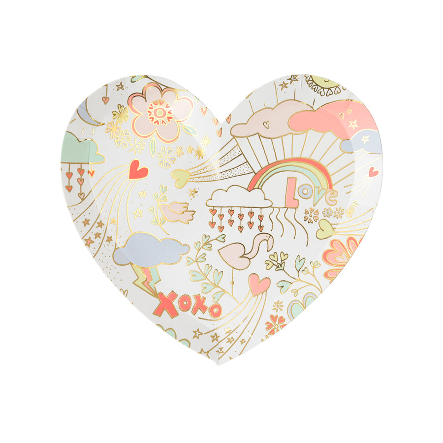 Valentine Doodle Small Plates