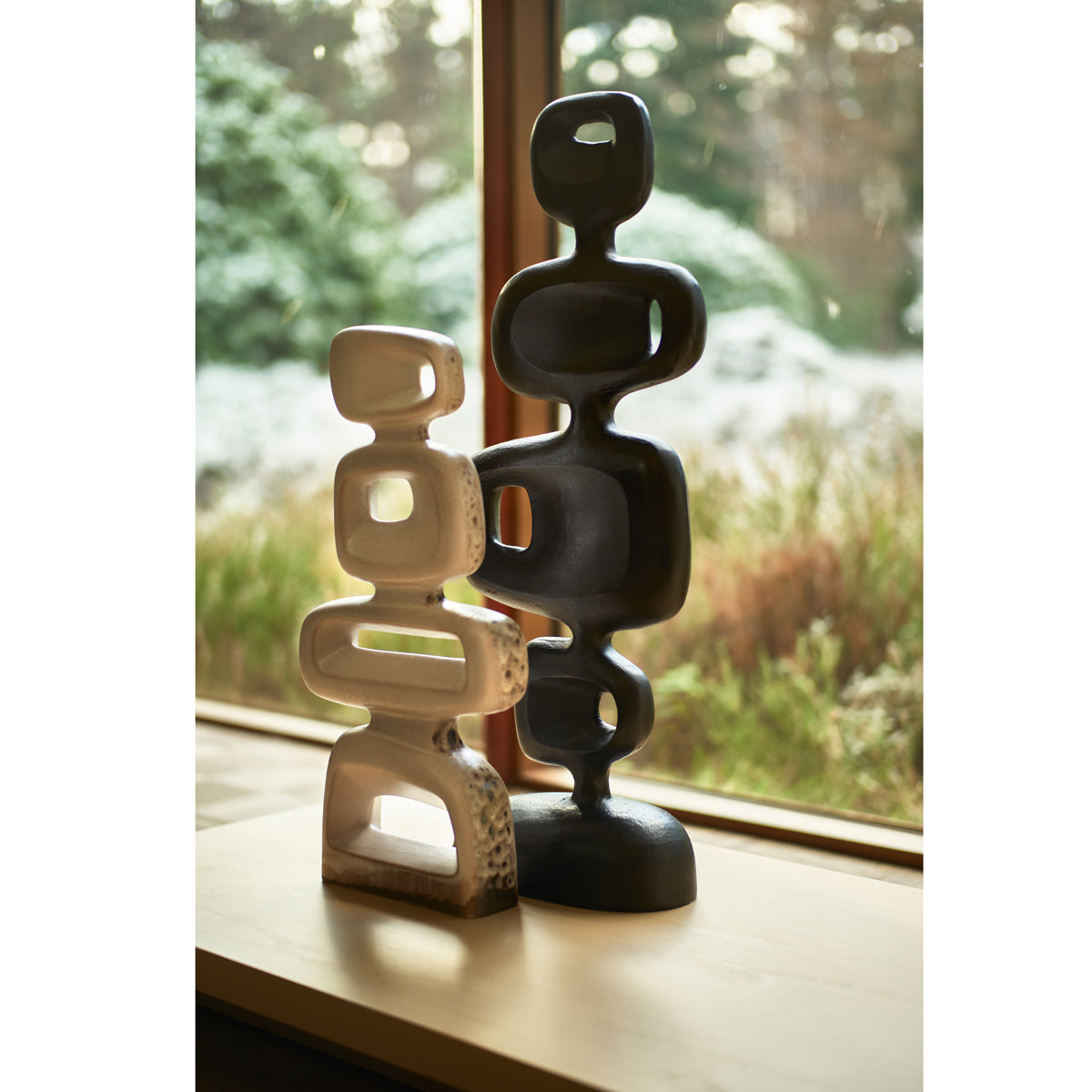Hk Objects: Ceramic Sculpture Reactive Brown AOA0915