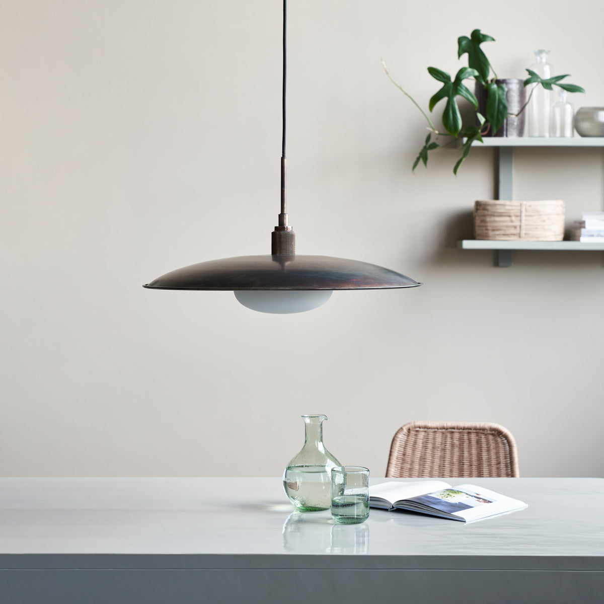 Boston Lamp Antique Brown