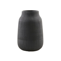 Thumbnail for Vase, Groove, Black 22cm