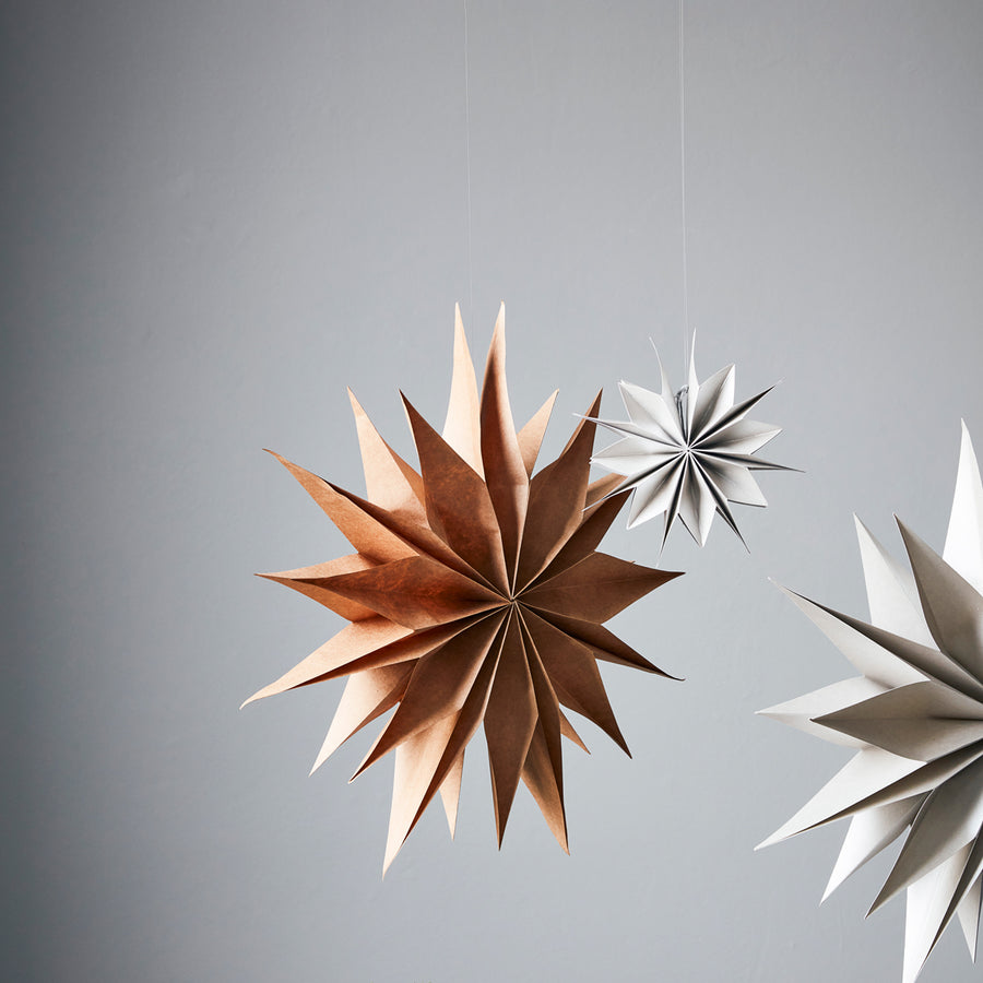 House Doctor Brown Paper Star, Capella, Natural 50cm 206120800