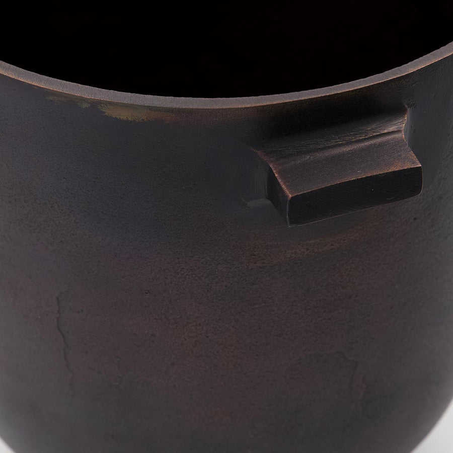 House Doctor Planter Jar, Foem, Brown Diameter 25cm