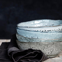 Thumbnail for Bowl Rustic Grey Blue 14cm Diameter