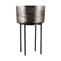 Thumbnail for Planter, Kazi, Silver oxidized