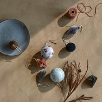 Thumbnail for Broste Copenhagen Pompeian Red Deko Christmas mix paper Decorations