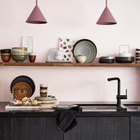 Thumbnail for HK Living home chef ceramics: dinner plate rustic black